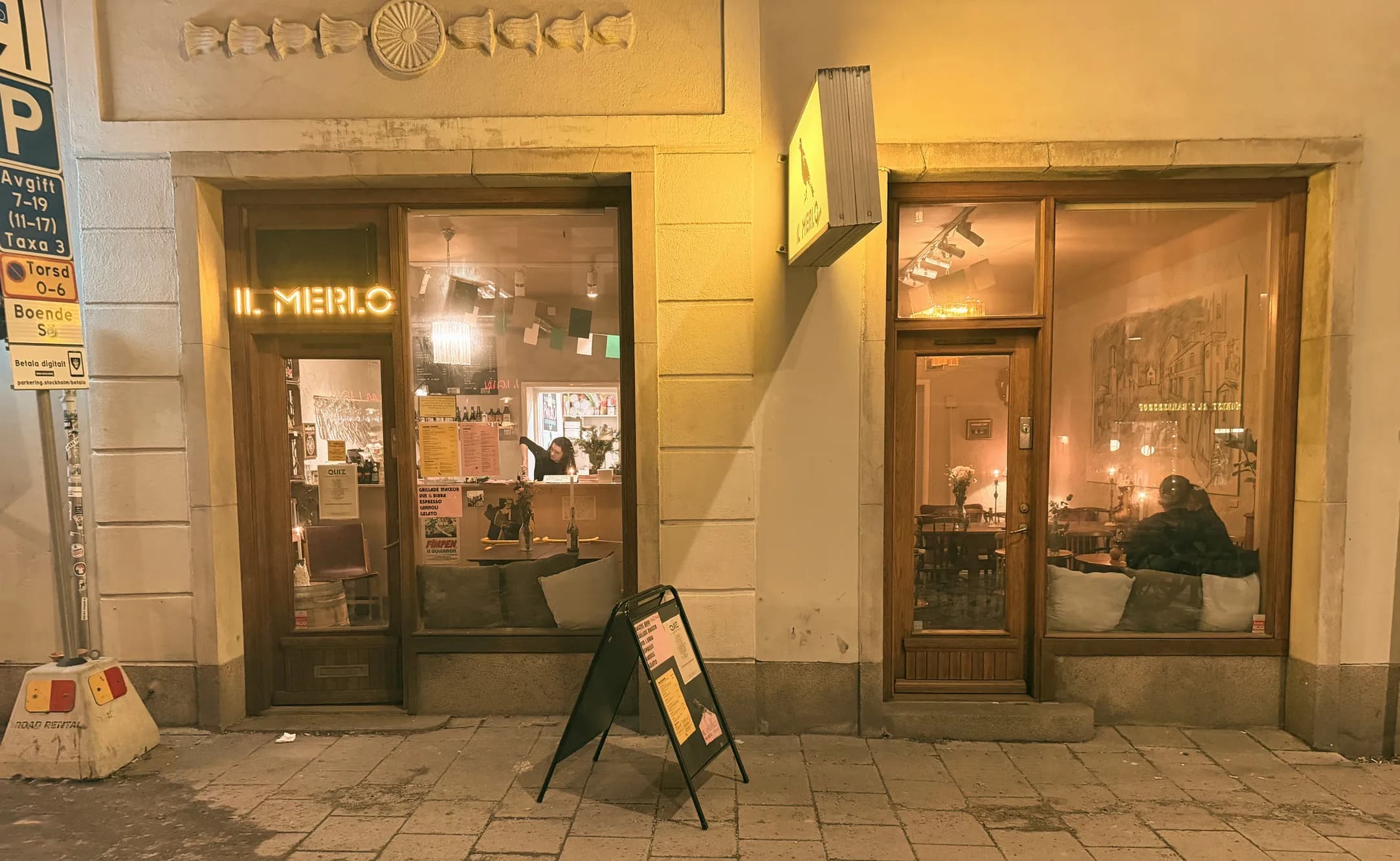 Il Merlo - siciliansk vinbar, gelateria och streetfood